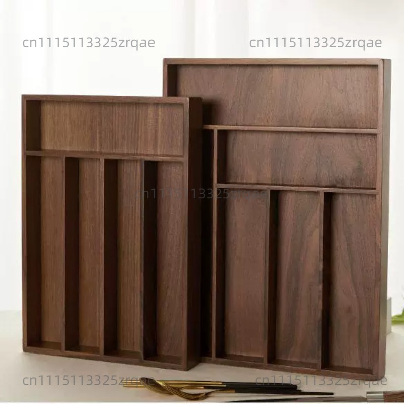 Food Storage Large - กล่องเก็บของขนาดใหญ่ กล่องใส่ช้อนส้อม อาหาร เครื่องประดับ กล่องไม้ กล่องเก็บช้อนส้อมในครัว