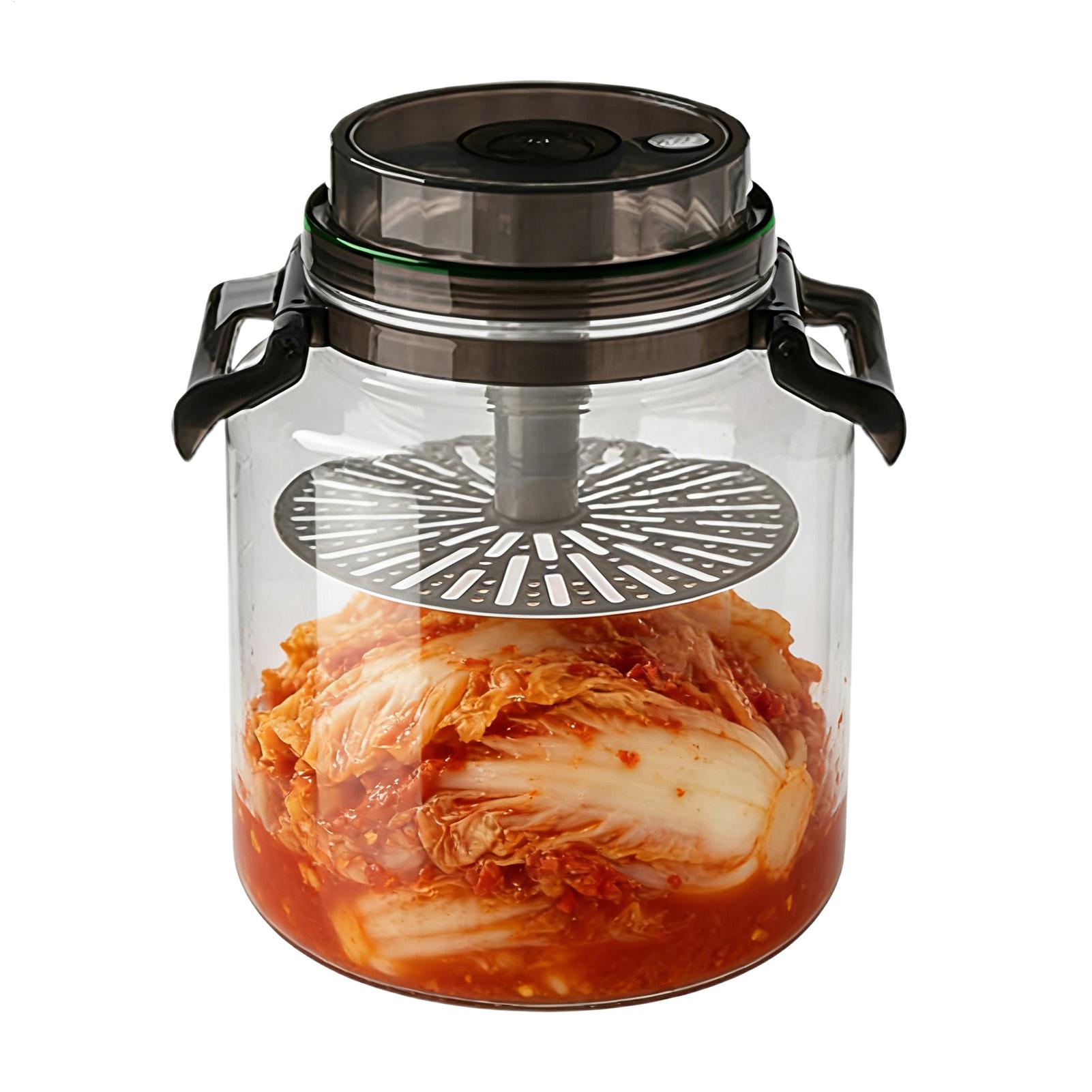 Xl Food Storage Containers With Lids - ขวดโหลใส่ผักดองขนาดใหญ่ 5 ลิตร พร้อมฝาปิด เกรดสำหรับอาหาร มีหูจับ