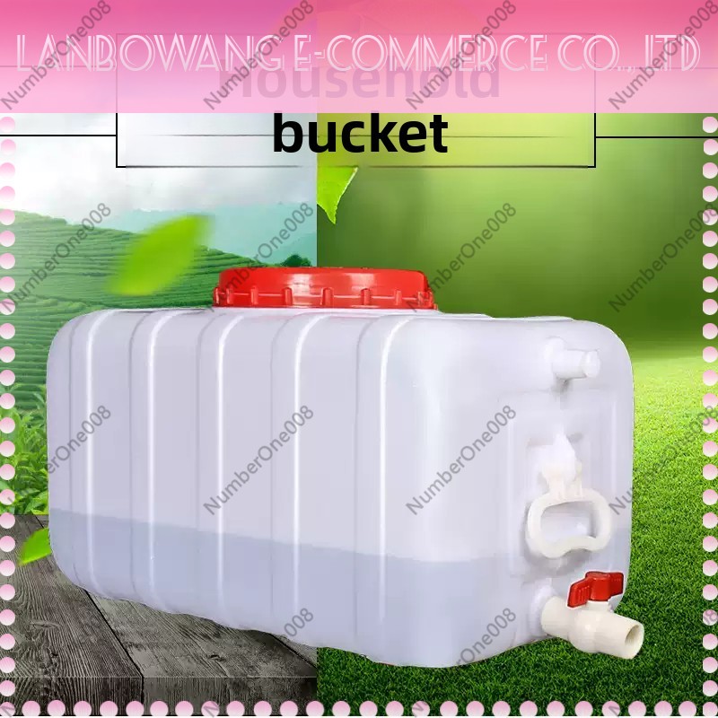 Food Storage Tank - ถังเก็บน้ำพลาสติกแนวนอนขนาด 200 ลิตร เกรดสำหรับอาหาร แบบหนา รูปทรงสี่เหลี่ยมผืนผ้า
