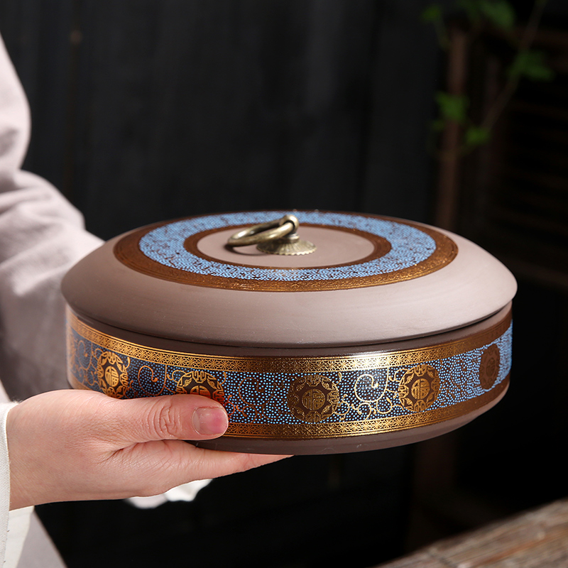 Food Storage Tank - โมเดิร์นเซรามิค Jar พาย Porcelain ปิดผนึก Jar