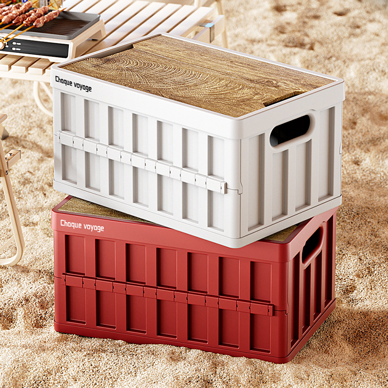 Xl Food Storage Containers With Lids - กล่องเก็บของพับได้พร้อมฝาปิด ความจุขนาดใหญ่ สำหรับของเล่น หนังสือ อาหาร ของใช้จิปาถะ