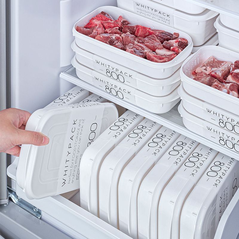 Food Storage And Preparation - ญี่ปุ่นเนื้อแช่แข็งกล่องบรรจุภัณฑ์เกรดอาหารที่จัดเก็บในตู้เย็นผักผลไม้การเก็บรักษาเตรียมจานแบ่งกล่อง