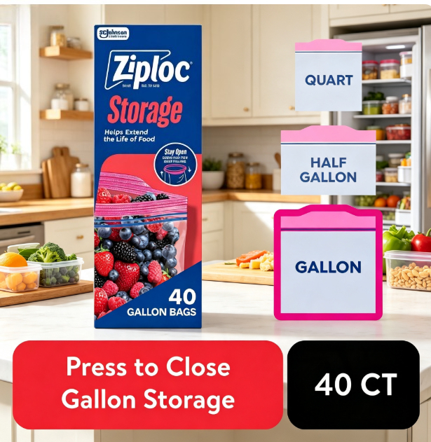 Food Storage Technology - วัสดุใหม่ ถุงเก็บอาหาร อุปกรณ์การเรียน พร้อมเทคโนโลยี Grip 'n