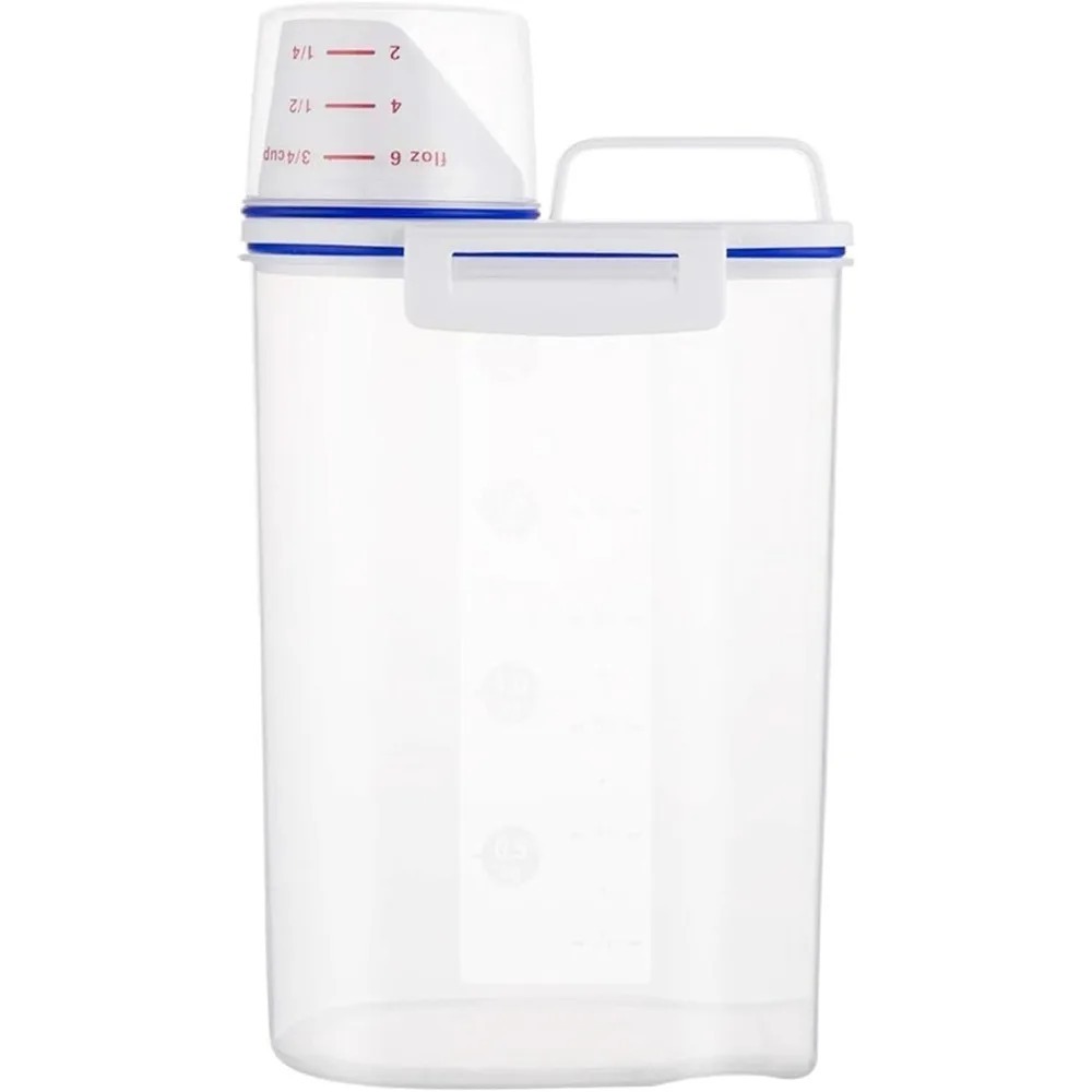 Food Storage Unit - กล่องเก็บอาหารแห้ง ข้าวสาร ปลอดสาร BPA กล่องถนอมอาหารพลาสติก กล่องปิดผนึกพร้อมถ้วยตวง