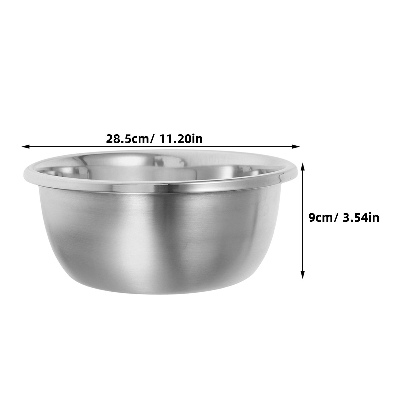 ชามผสมอาหารสแตนเลสทรงกลมขนาดให - Food Storage Large บทวิจารณ์และราคา