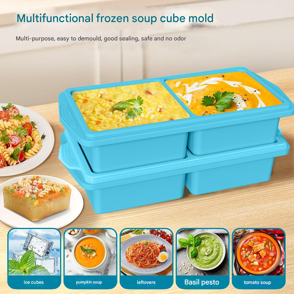 แม่พิมพ์น้ำแข็งซิลิโคนขนาดใหญ่ - Xl Food Storage Containers With Lids บทวิจารณ์และราคา