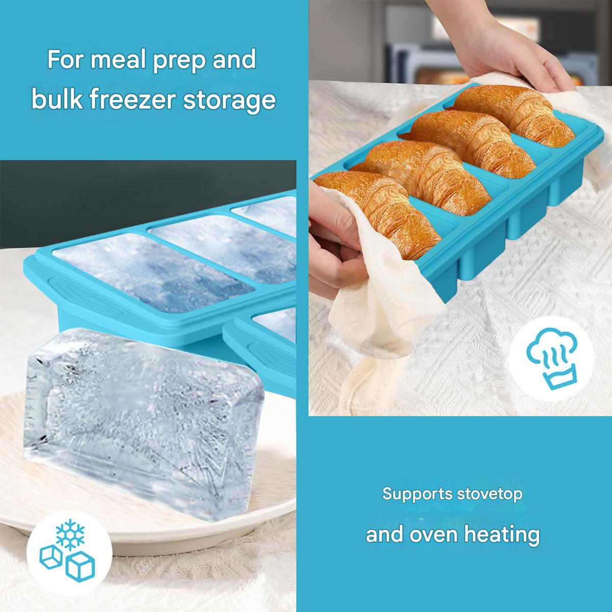 แม่พิมพ์น้ำแข็งซิลิโคนขนาดใหญ่ - Xl Food Storage Containers With Lids บทวิจารณ์และราคา