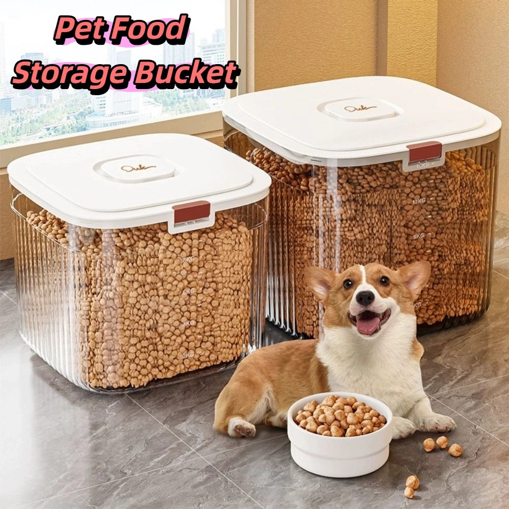 กล่องเก็บอาหารสัตว์เลี้ยงแบบฝา - Food Storage Large บทวิจารณ์และราคา