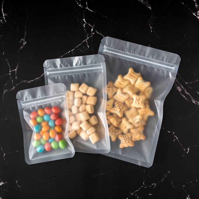 50Pcs Frosted Matte ซิปล็อคถุง - Ziploc Food Storage บทวิจารณ์และราคา