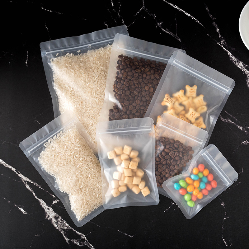 50Pcs Frosted Matte ซิปล็อคถุง - Ziploc Food Storage บทวิจารณ์และราคา