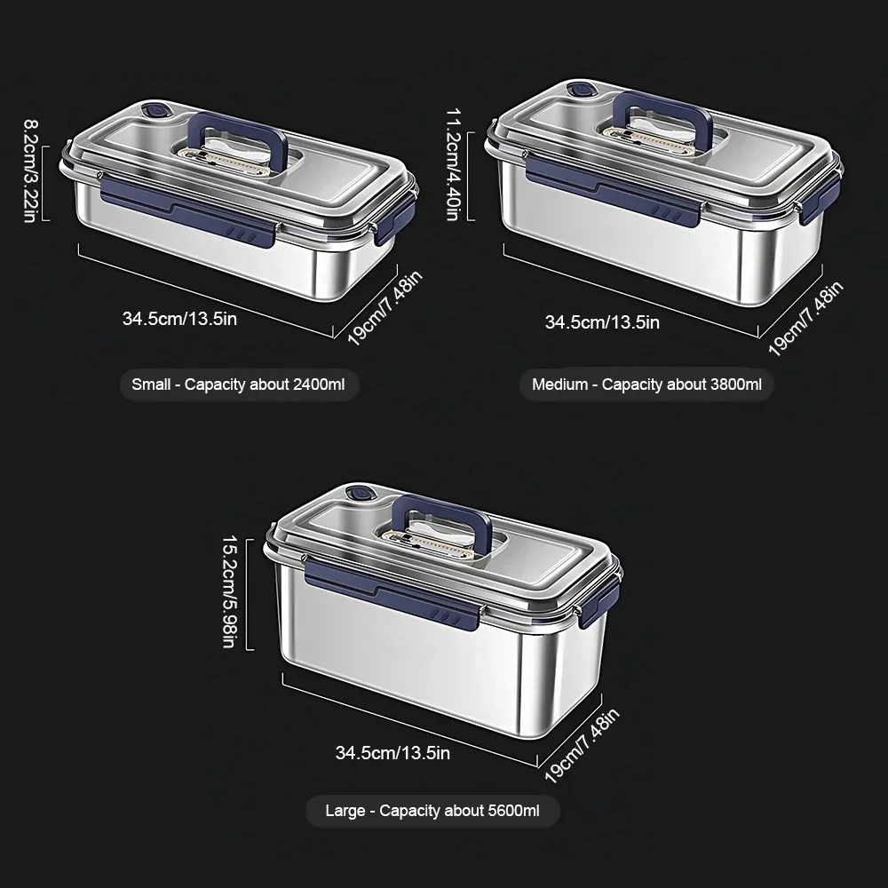 ภาชนะเก็บอาหารพร้อมฝาปิด Airti - Xl Food Storage Containers With Lids บทวิจารณ์และราคา