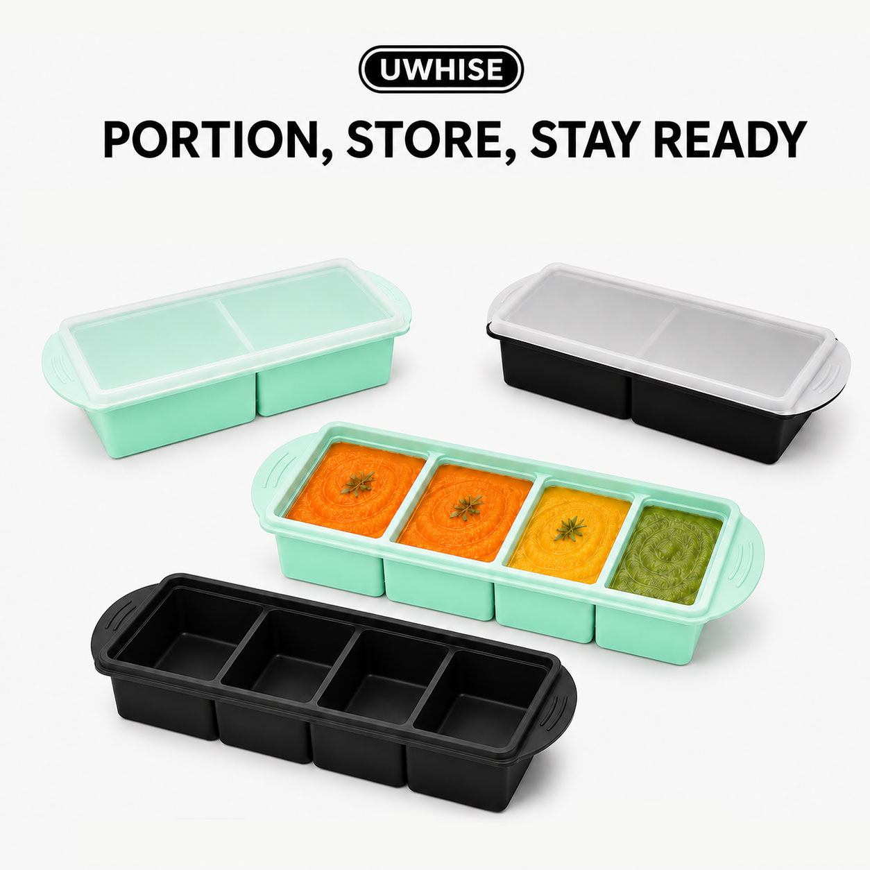 ถาดซิลิโคนสำหรับแช่แข็งซุป Uwh - Xl Food Storage Containers With Lids บทวิจารณ์และราคา