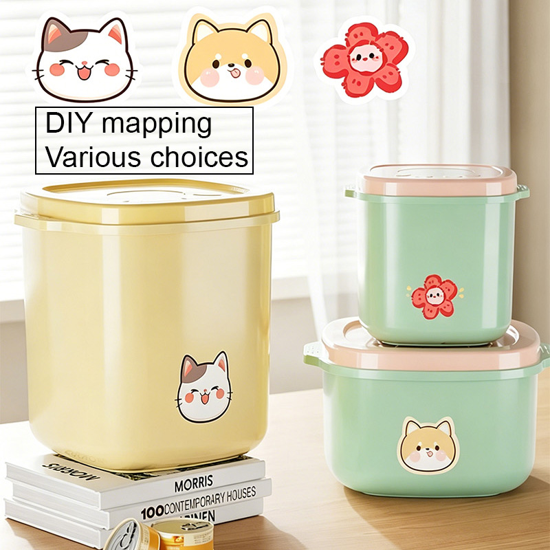 1 ชิ้น 2.5/5/10L ถังเก็บอาหารส - Food Storage Large บทวิจารณ์และราคา