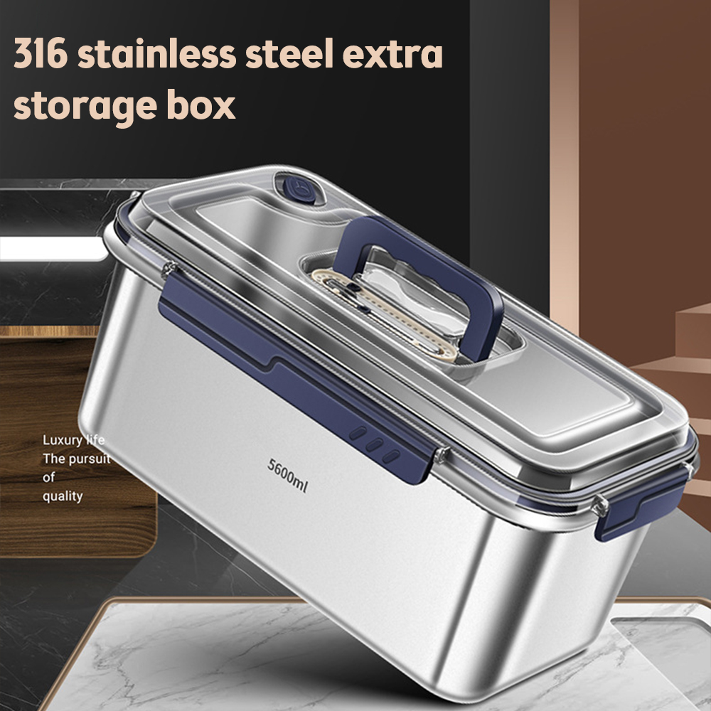 ภาชนะเก็บอาหารพร้อมฝาปิด Airti - Xl Food Storage Containers With Lids บทวิจารณ์และราคา