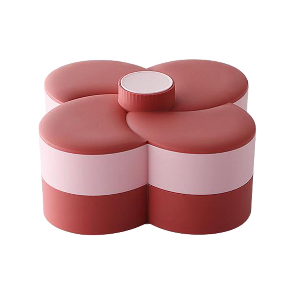 ถาดใส่ขนมลายดอกไม้พร้อมฝาปิด ป - Food Storage Management บทวิจารณ์และราคา