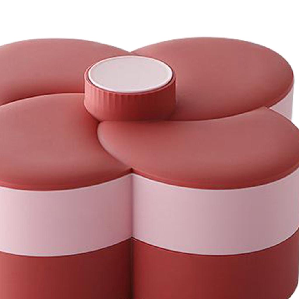 ถาดใส่ขนมลายดอกไม้พร้อมฝาปิด ป - Food Storage Management บทวิจารณ์และราคา