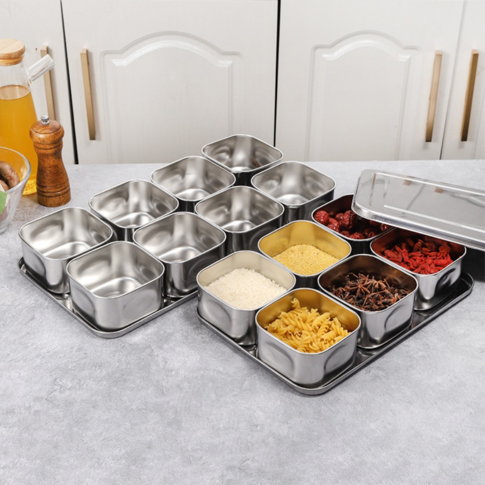 กล่องเก็บเครื่องปรุงรสแบบ 6/8  - Food Storage And Preparation บทวิจารณ์และราคา