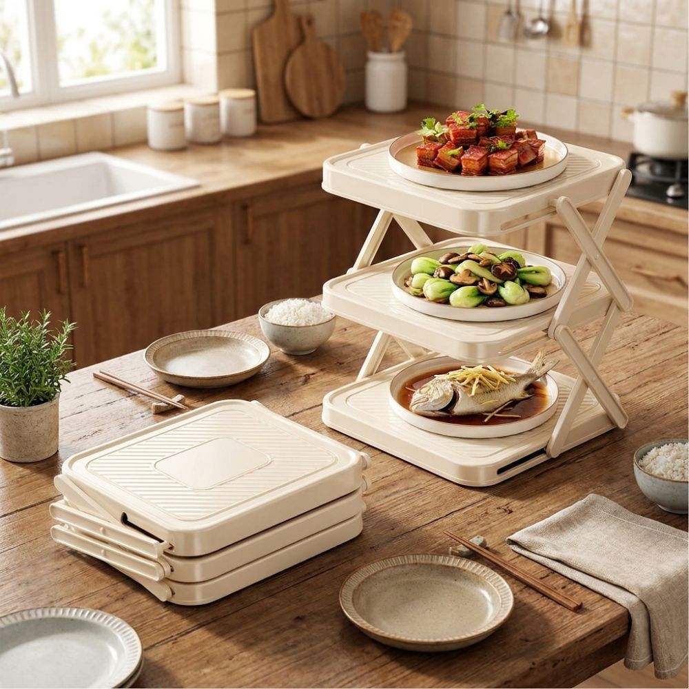 ชั้นวางจานเตรียมอาหาร 3/4 ชั้น - Food Storage And Preparation บทวิจารณ์และราคา