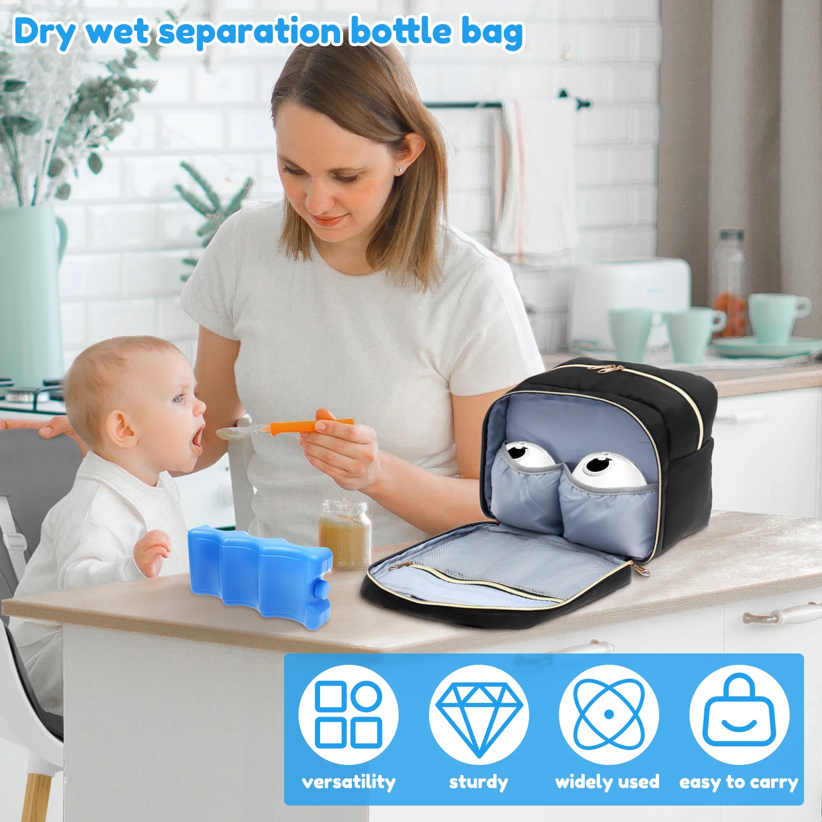 กระเป๋าเก็บน้ำนมแม่พร้อมแผ่นน้ - Food Storage 1 Year บทวิจารณ์และราคา