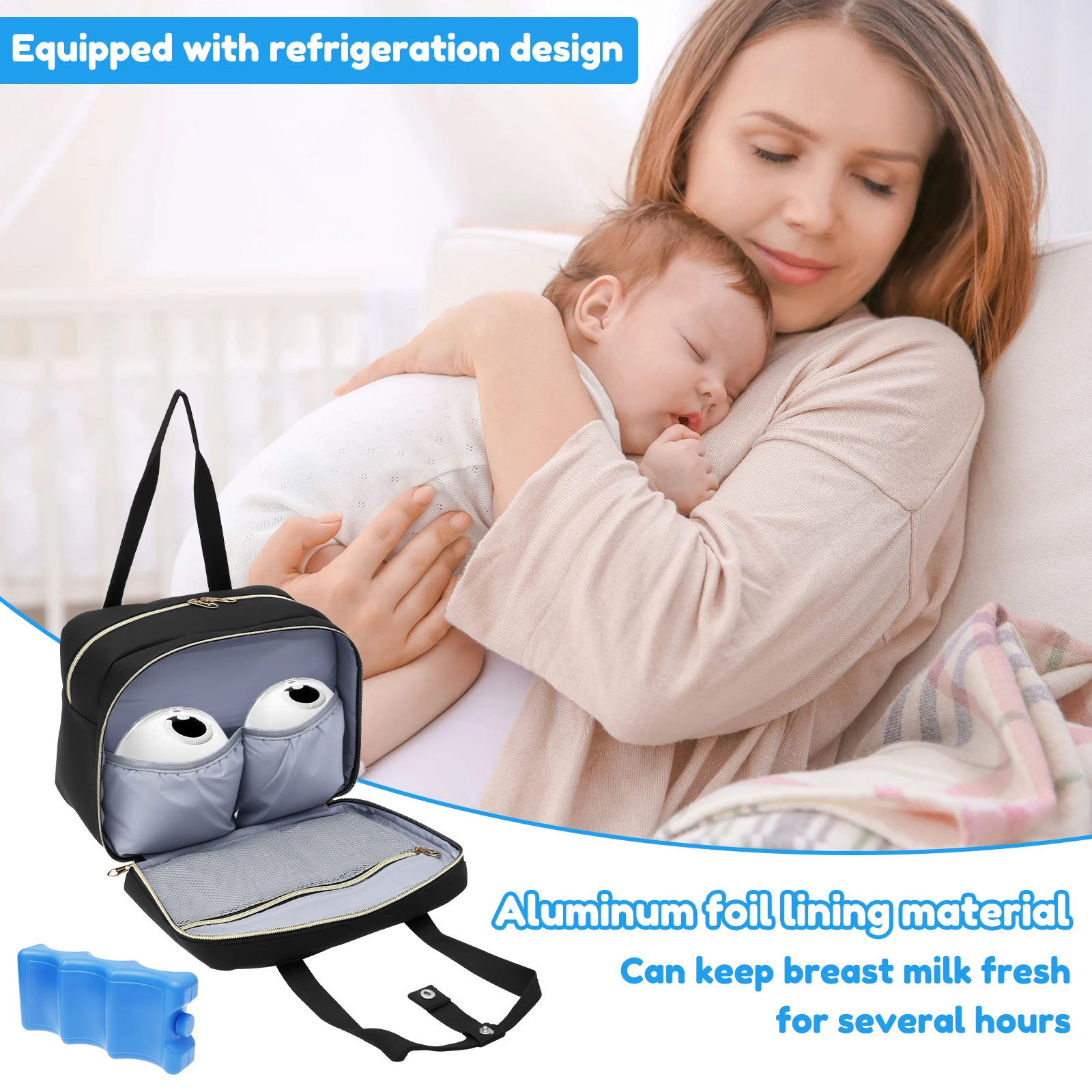 กระเป๋าเก็บน้ำนมแม่พร้อมแผ่นน้ - Food Storage 1 Year บทวิจารณ์และราคา
