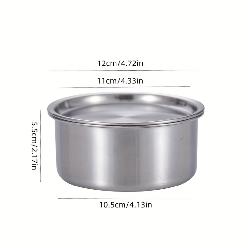 ถ้วยสแตนเลส 304 พร้อมฝาปิด สำห - Food Storage Unit บทวิจารณ์และราคา