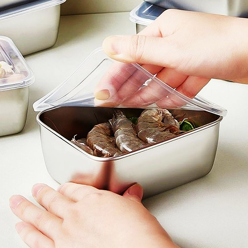 กล่องเก็บอาหารสแตนเลส 1 ชิ้น พ - Food Storage And Preparation บทวิจารณ์และราคา