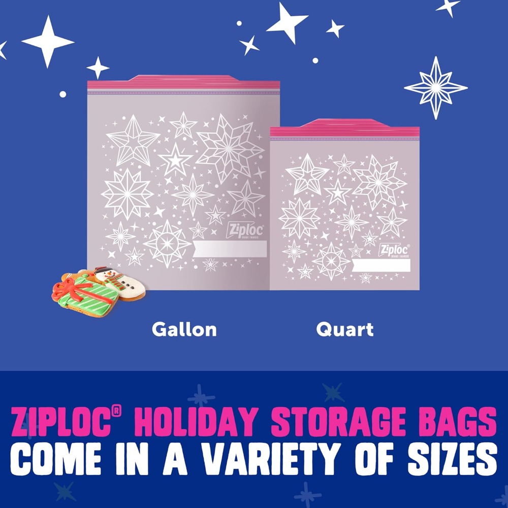 ถุงเก็บอาหารขนาดควอร์ตธีมวันหย - Food Storage Technology บทวิจารณ์และราคา