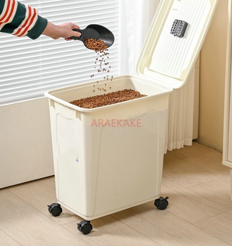 ถังเก็บอาหารสุนัขหนา15กก. ความ - Food Storage Large บทวิจารณ์และราคา