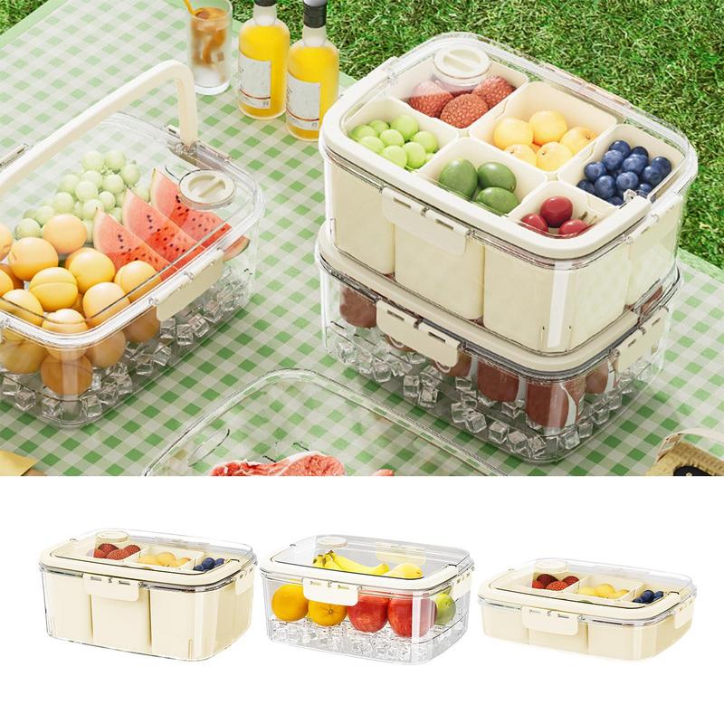 ภาชนะเก็บอาหารแบบแบ่ง แบ่งตู้เ - Food Storage And Preparation บทวิจารณ์และราคา