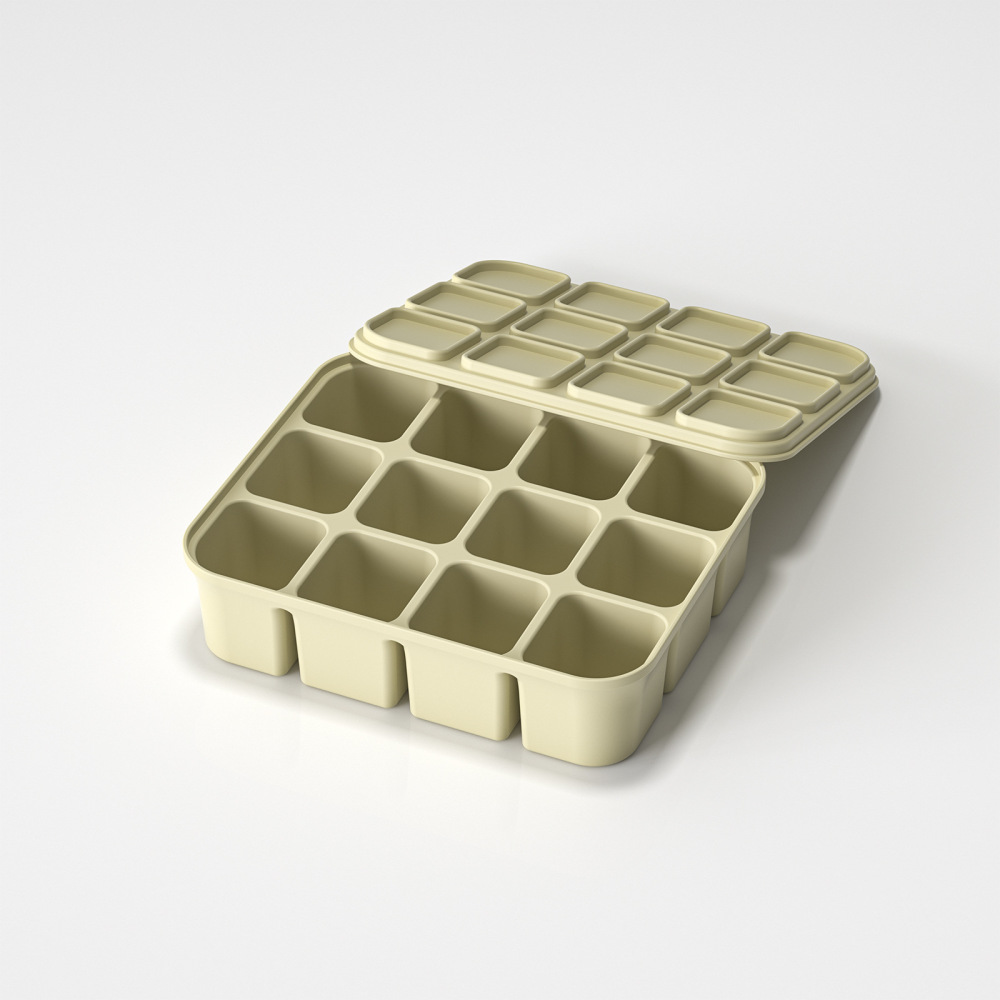 ถาดทำน้ำแข็งซิลิโคนพร้อมฝาปิด  - Food Storage Large บทวิจารณ์และราคา
