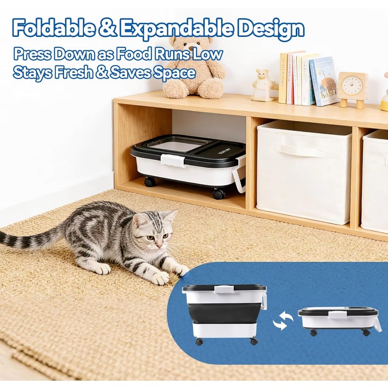กล่องเก็บอาหารสุนัขขนาด 20-25  - Food Storage Large บทวิจารณ์และราคา