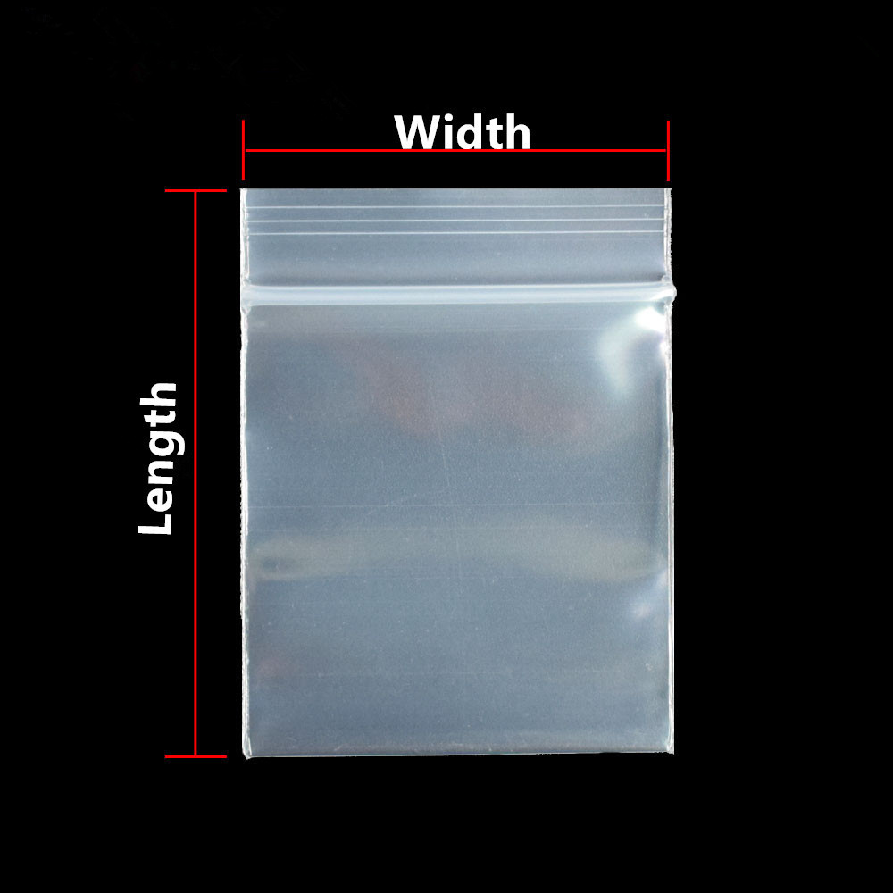 100 ชิ้นหนาพิเศษโปร่งใส PE ซิป - Ziploc Food Storage บทวิจารณ์และราคา