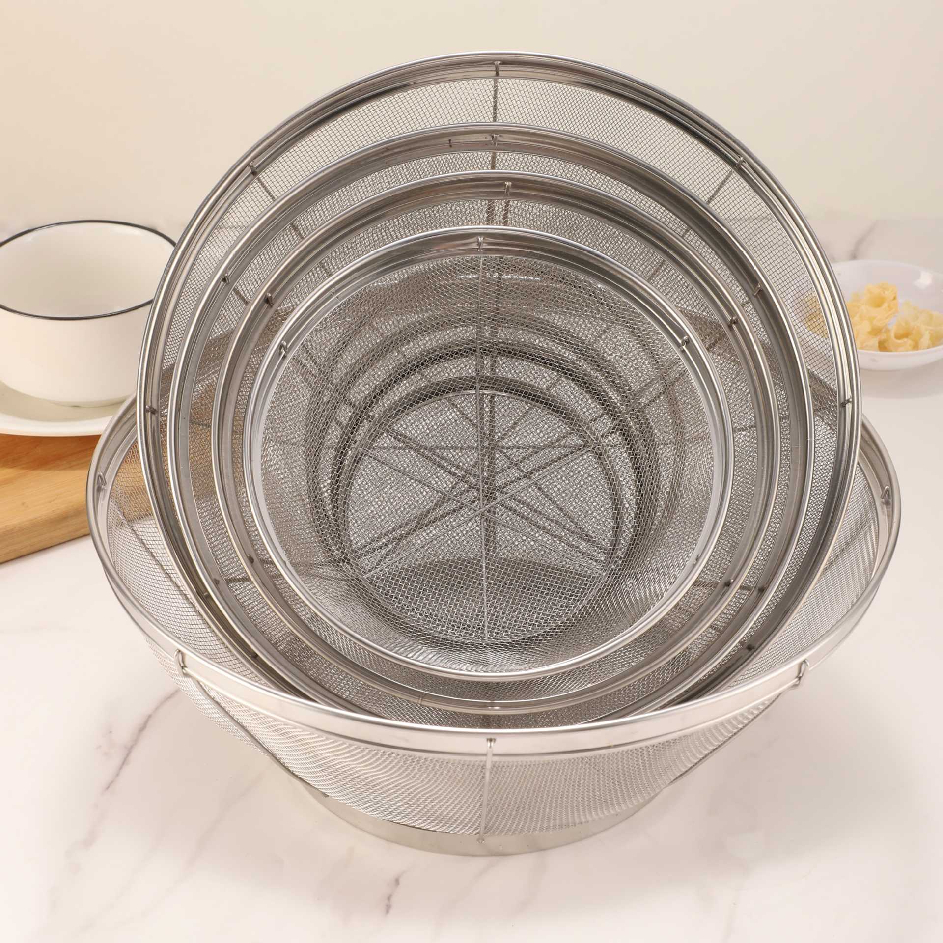 ตะกร้ากรองผักสแตนเลสทรงกลมสำหร - Food Storage And Preparation บทวิจารณ์และราคา