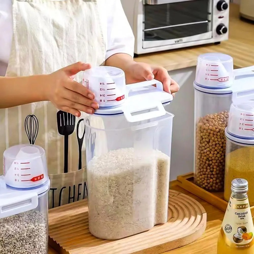กล่องเก็บอาหารแห้ง ข้าวสาร ปลอ - Food Storage Unit บทวิจารณ์และราคา