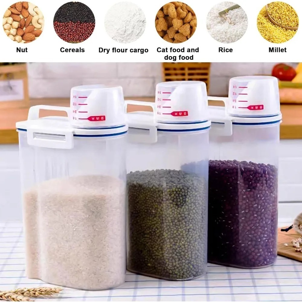 กล่องเก็บอาหารแห้ง ข้าวสาร ปลอ - Food Storage Unit บทวิจารณ์และราคา