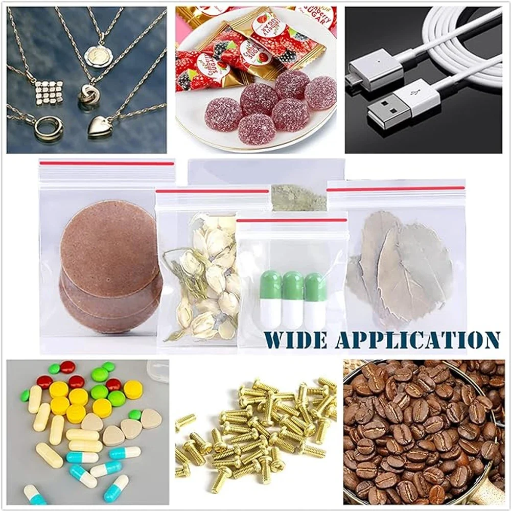 100-1000 ชิ้นถุงใสแบบปิดได้ขนา - Ziploc Food Storage บทวิจารณ์และราคา