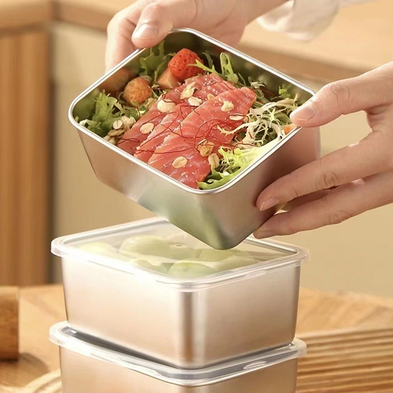 กล่องเก็บอาหารสแตนเลส 1 ชิ้น พ - Food Storage And Preparation บทวิจารณ์และราคา