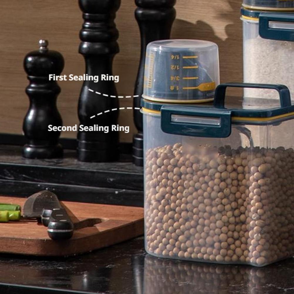 ภาชนะเก็บอาหารสัตว์เลี้ยงพลาสต - Food Storage Large บทวิจารณ์และราคา