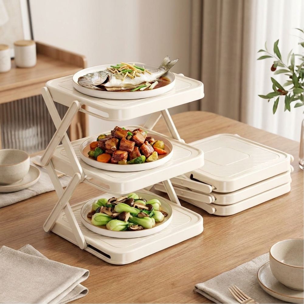 ชั้นวางจานเตรียมอาหาร 3/4 ชั้น - Food Storage And Preparation บทวิจารณ์และราคา