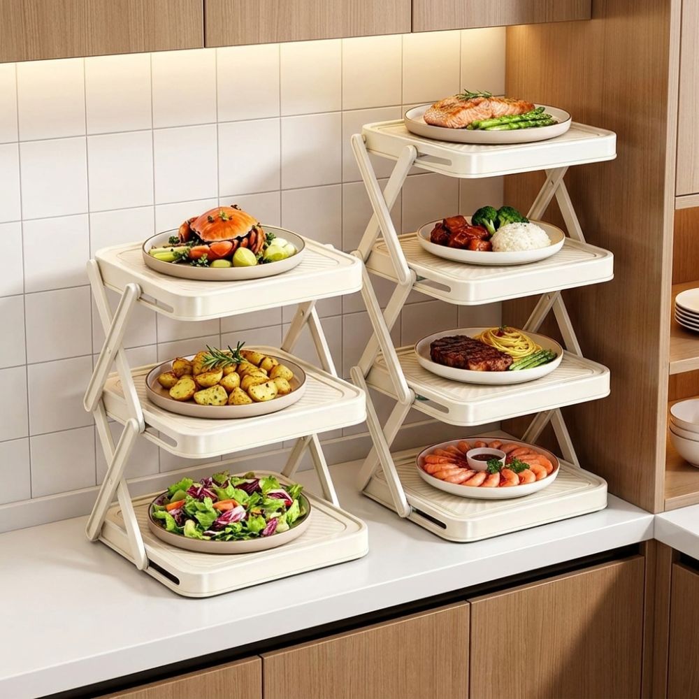 ชั้นวางจานเตรียมอาหาร 3/4 ชั้น - Food Storage And Preparation บทวิจารณ์และราคา