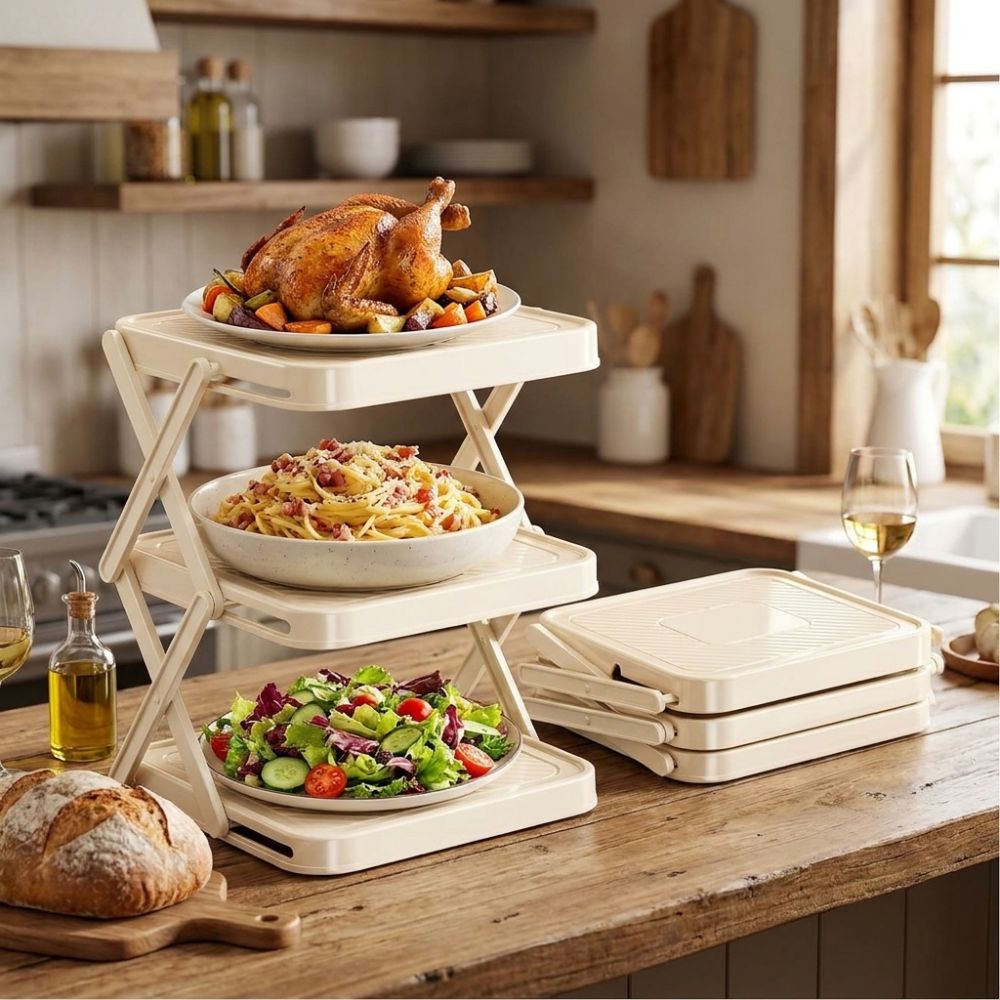 ชั้นวางจานเตรียมอาหาร 3/4 ชั้น - Food Storage And Preparation บทวิจารณ์และราคา